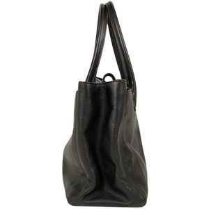 Chanel Line Executive Handbag Bag Mark Leather Coco Tote Bag Dark Tote Brown